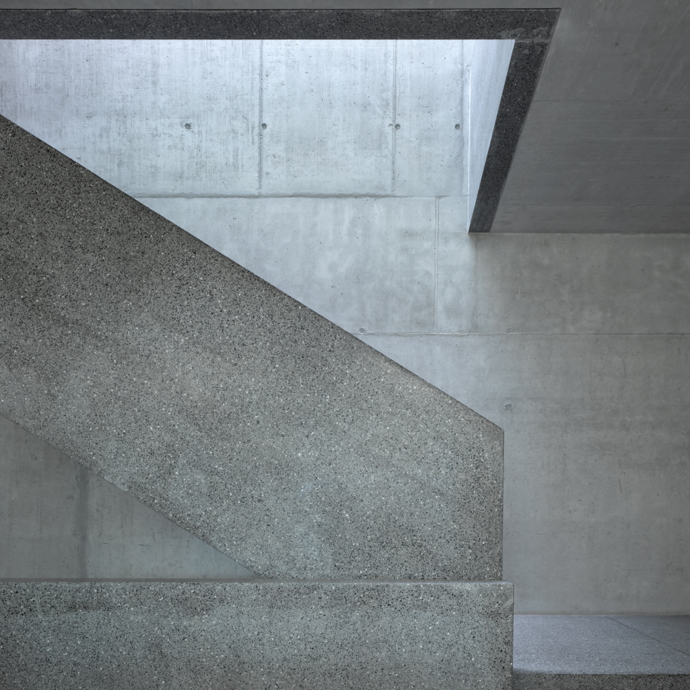Bild einer Betontreppe